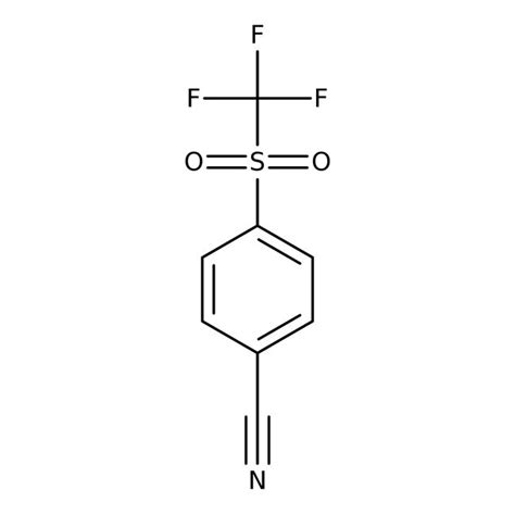 4 Trifluoromethylsulfonylbenzonitrile 97 Thermo Scientific Chemicals