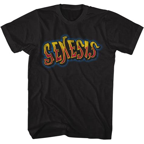 Genesis Genesis Retro Color Logo T Shirt 439663 Rockabilia Merch Store