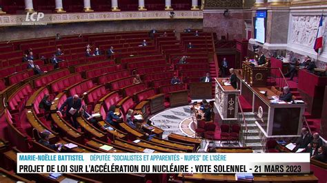 Séance Publique à Lassemblée Nationale Relance Du Nucléaire Vote