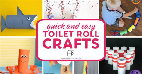 40 Easy Toilet Paper Roll Crafts For Kids And Adults Fabulessly Frugal