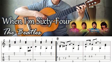 When I M Sixty Four The Beatles Fingerstyle Guitar Tab Youtube