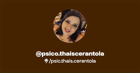 Psico Thaiscerantola Instagram Linktree