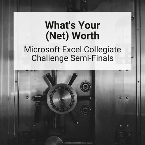“What’s Your (Net) Worth?” – Microsoft Excel Collegiate Challenge 2022