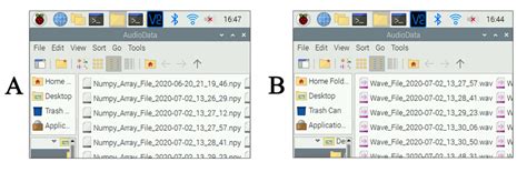 A Digital NumPy Files Npy And B Waveform Audio File Format Files