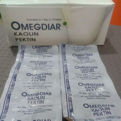 Jual Omegdiar Tablet Strip Isi 10 Tablet Shopee Indonesia