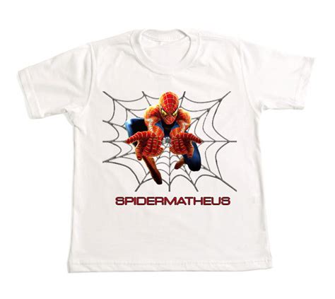 Camiseta Personalizada Homem Aranha Elo Produtos Especiais