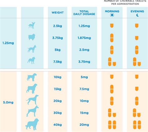 Vetmedin Dose Chart Dog: A Visual Reference of Charts | Chart Master