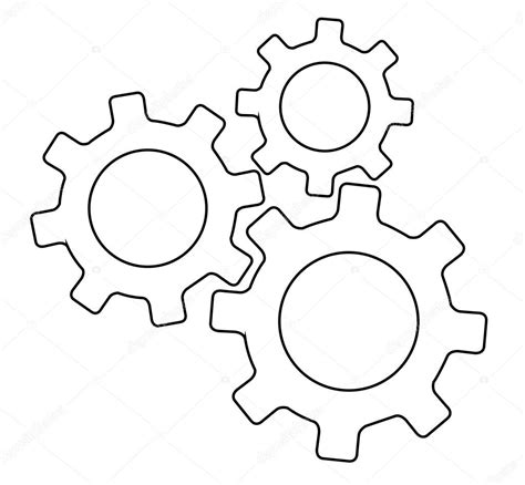 gear engineering symbol vector — Stock Vector © h.santima.gmail.com ...