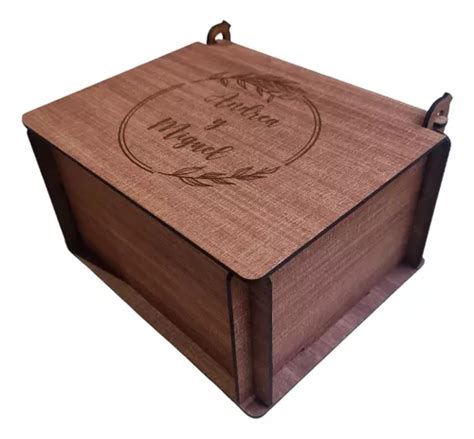 Caja Peticion Padrinos Bautizo Personalizada Madera Mdf Env O Gratis