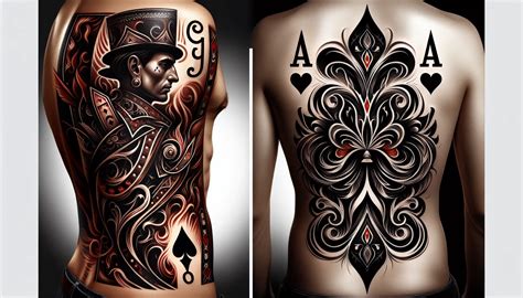 Dise Os De Tatuajes Con El As De Corazones Tatuajepedia