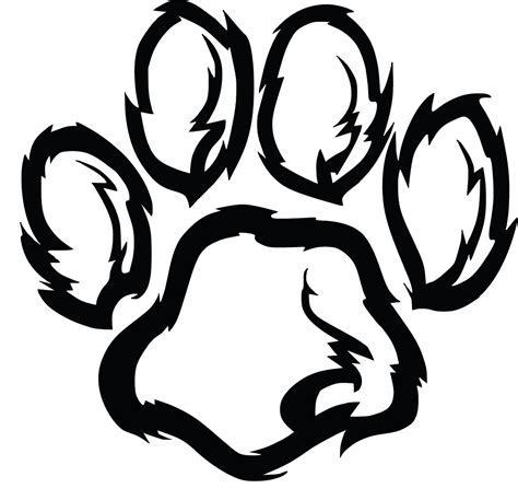 Paw Footprint Wildcat · Free vector graphic on Pixabay