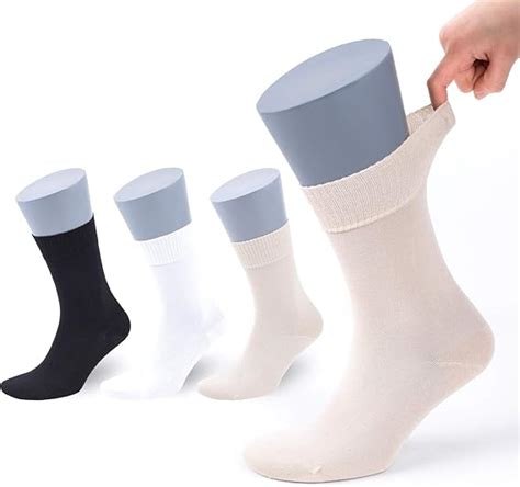 Wishsox Premium Diabetiker Socken Bambus Ohne Gummibund Ohne Naht Weich