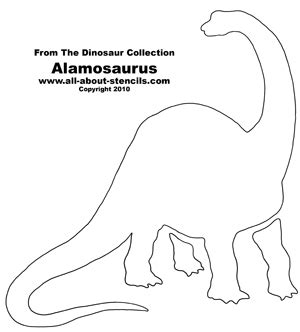 Free Dinosaur Stencil Designs for Nursery Decorations and Serious Fun