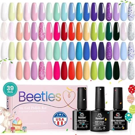 Beetles Gel Nail Kit Easy Nail Extension Set With 500pcs