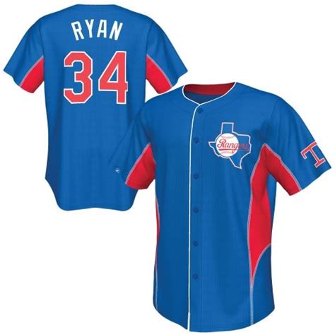 Majestic Nolan Ryan Texas Rangers Cooperstown Collection Team Leader