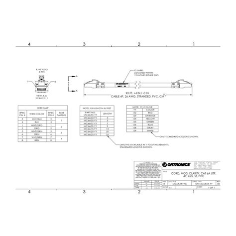 Ortronics Cable Utp Cat6a 305 Mts Mc6a10 06