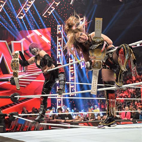 The Kabuki Warriors Asuka And Kairi Sane Monday Night Raw February