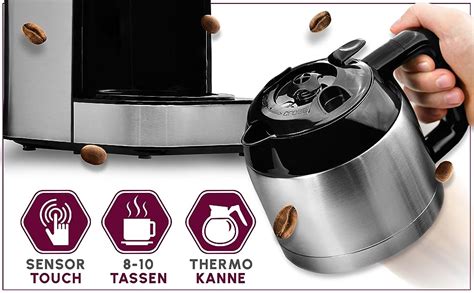 Amazon De Profi Cook Kaffeemaschine Tassen Zeitschaltuhr