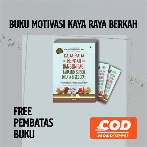 Jual Buku Motivasi Islam Kaya Raya Berkah Bangun Pagi Tahajud Subuh