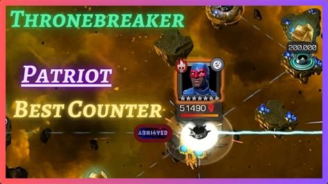 Best Counter For Patriot Easy Solo Thronebreaker EQ MCOC YouTube