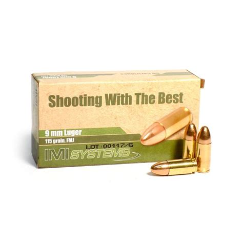 IMI Systems 9mm 115 Grain NATO FMJ 9mm Ammo For Sale Ammunition Depot