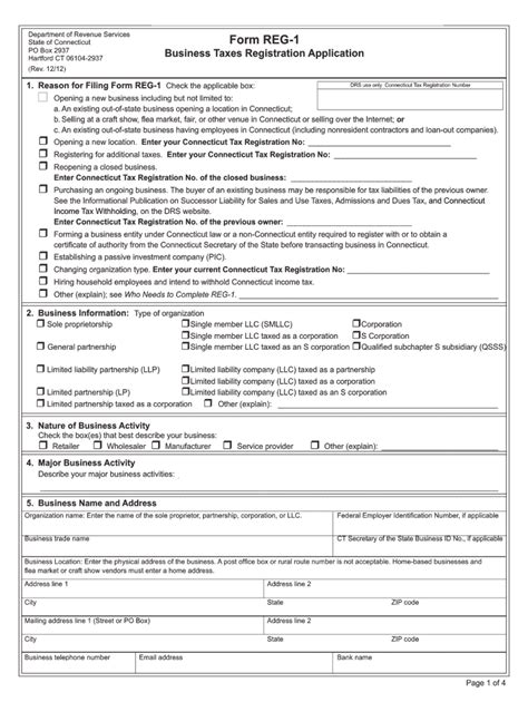 Form Ct Drs Reg Fill Online Printable Fillable Blank Pdffiller