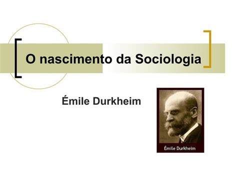 Aula Émile Durkheim PPT