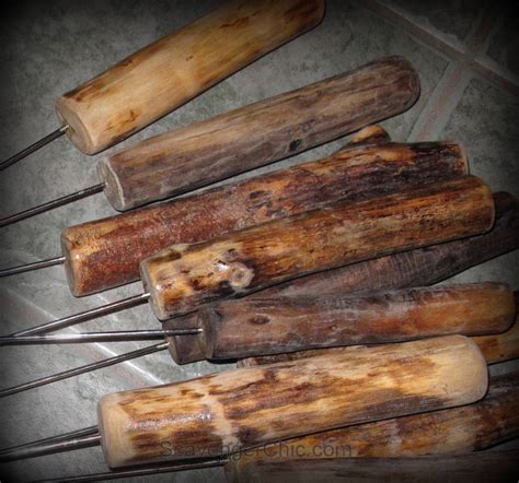 Campfire Roasting Sticks diy - Scavenger Chic