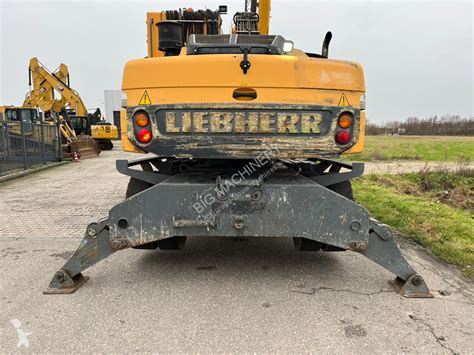 Used Liebherr A316Litronic Wheel Excavator A316 Material Handler N