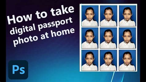 How To Take Didital Passport Photo At Home Passport Size Photo Kaise Banaye Youtube