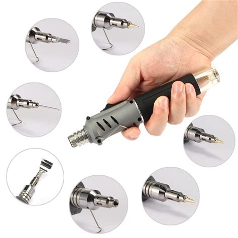 10-in-1 Automatic Ignition Butane Soldering Iron Kit