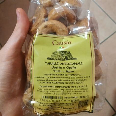 Causio Taralli Uvetta E Cipolla Review Abillion