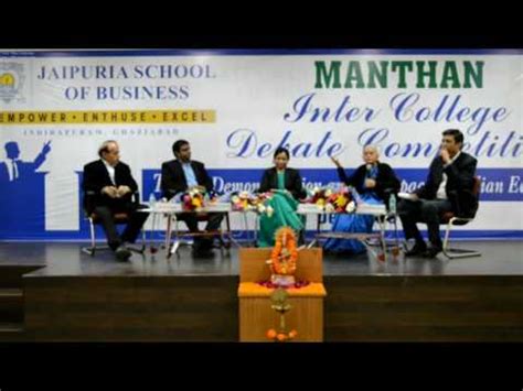 MANTHAN PANEL DISCUSSION ON DEMONETISATION AND ITS IMPACT ON INDIAN