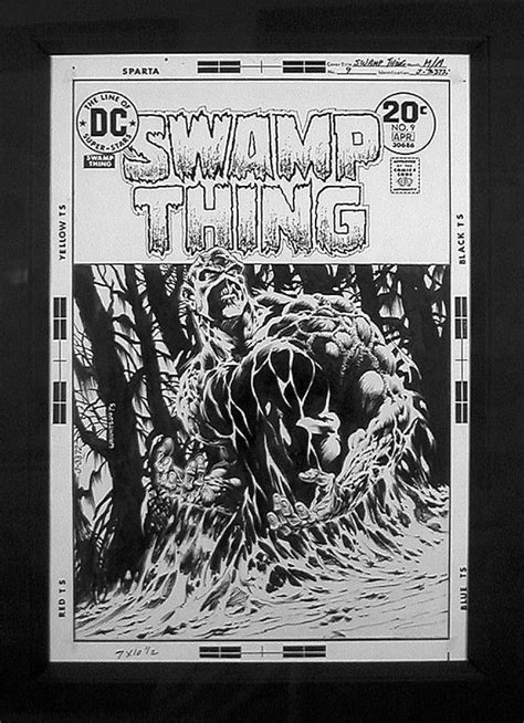 The Original Art For Swamp Thing By Wrightson Bernie Wrightson Art