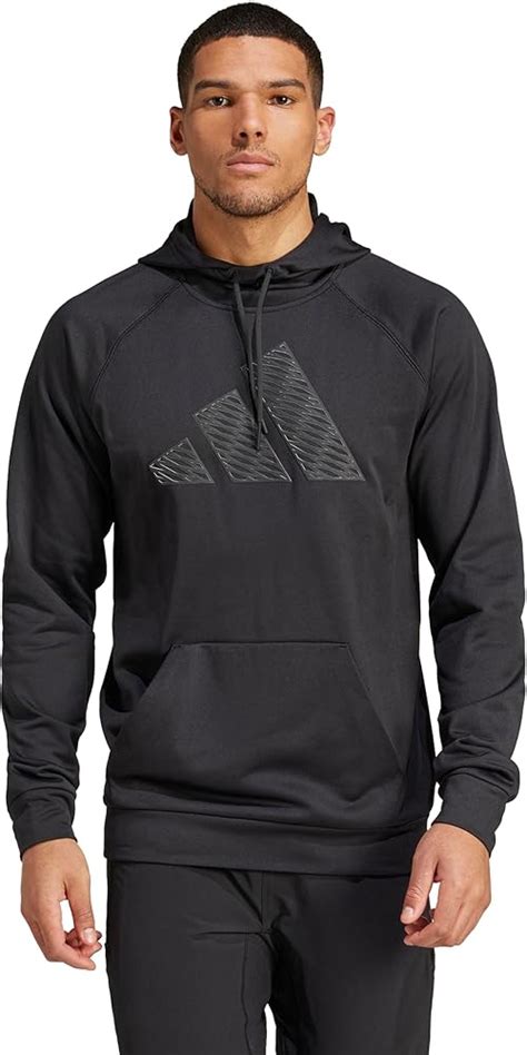 adidas black logo hoodie