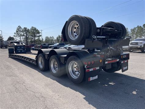 Brandt X X Ton Hydraulic Rgn With Hyd Flip Axle Lowboy