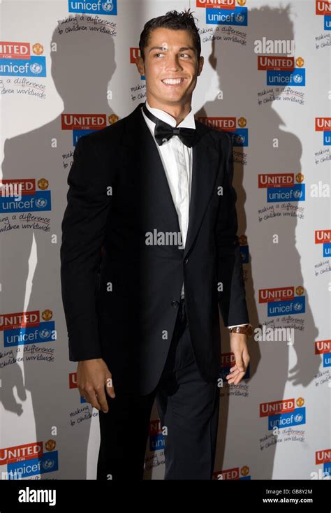 Cristiano Ronaldo Arrives United Unicef Dinner Old Trafford Hi Res