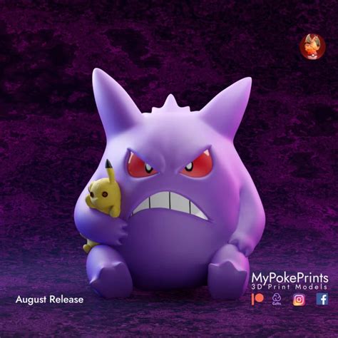 Gengar D Print Model Assetsfree