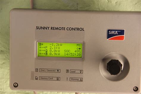 Sunny Remote Control Einstellparameter F R Den Sunny Island