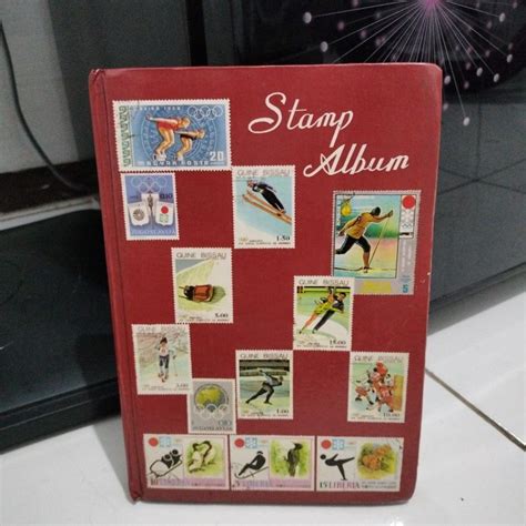 Jual Perangko Buku Stamp Album Perangko Luar Negeri Jadul Langka