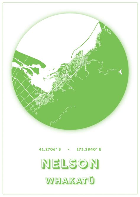 Nelson Map Dot The Map Kiwi