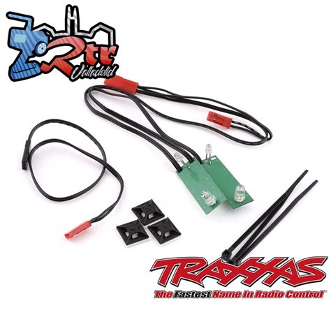 Juego De Luces Led Frontal Completo Rojas Traxxas Tra R