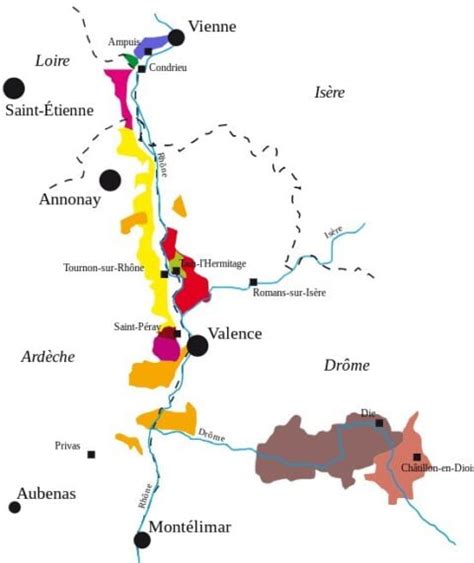 Wines And Vineyards Of The Rhône Valley Guide To Aoc Wines And