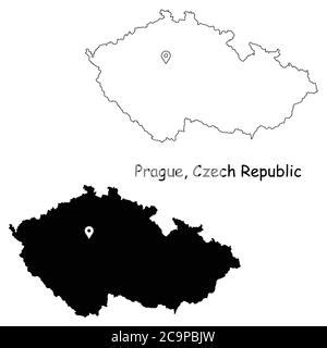 Czech Republic Political Map Of Administrative Divisions Regions