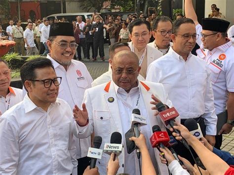 Disambut Selawat Anies Cak Imin Tiba Di Dpp Pks Untuk Ikuti Rapat