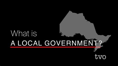 What is a local government? | TVO Today