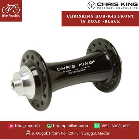 Jual Chrisking Hub R Front Road Black Di Lapak Bike Republic