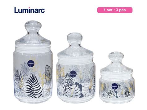 Disc Jual Produk Luminarc Toples Kue Club Jar Palm Springs Set