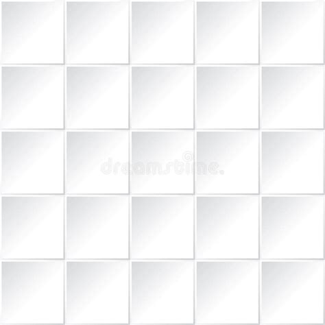 Fondo Senza Cuciture Ceramico Del Modello Del Quadrato Bianco