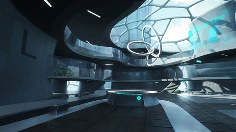 Futuristic hospital on Behance